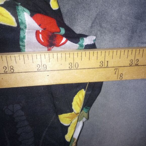 Blackwood Cocktail Print Hawaiian Shirt Size 3X NWOT P2P 31 In Length 33 - Picture 5 of 6